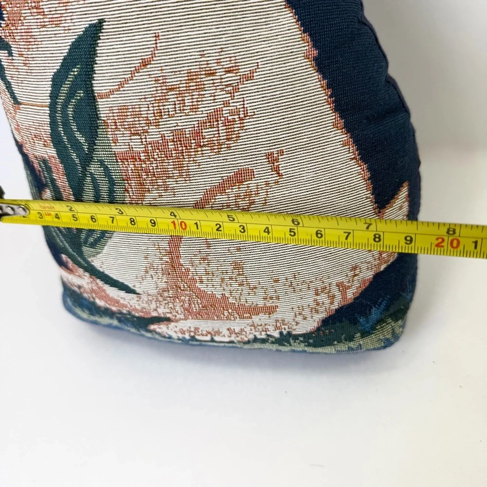 Vintage Bunny Rabbit Tapestry Doorstop Cottagecore Decor